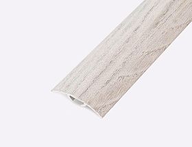 Порог (стык) Русский профиль  разноуровневый ламинированный с дюб, 30*1800 мм, Вяз каньон